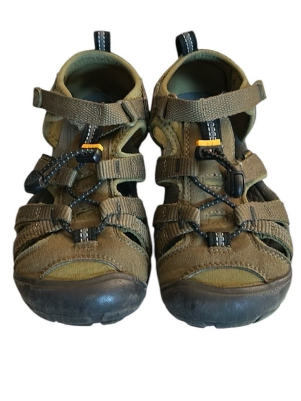 KEEN Seacamp II CNX Kids Green Closed Toe Washable Sandals Shoes Size 13 - Picture 10 of 10